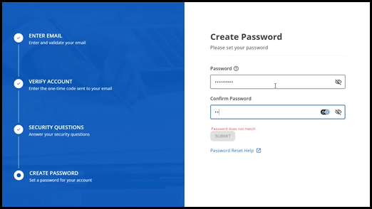 Create password